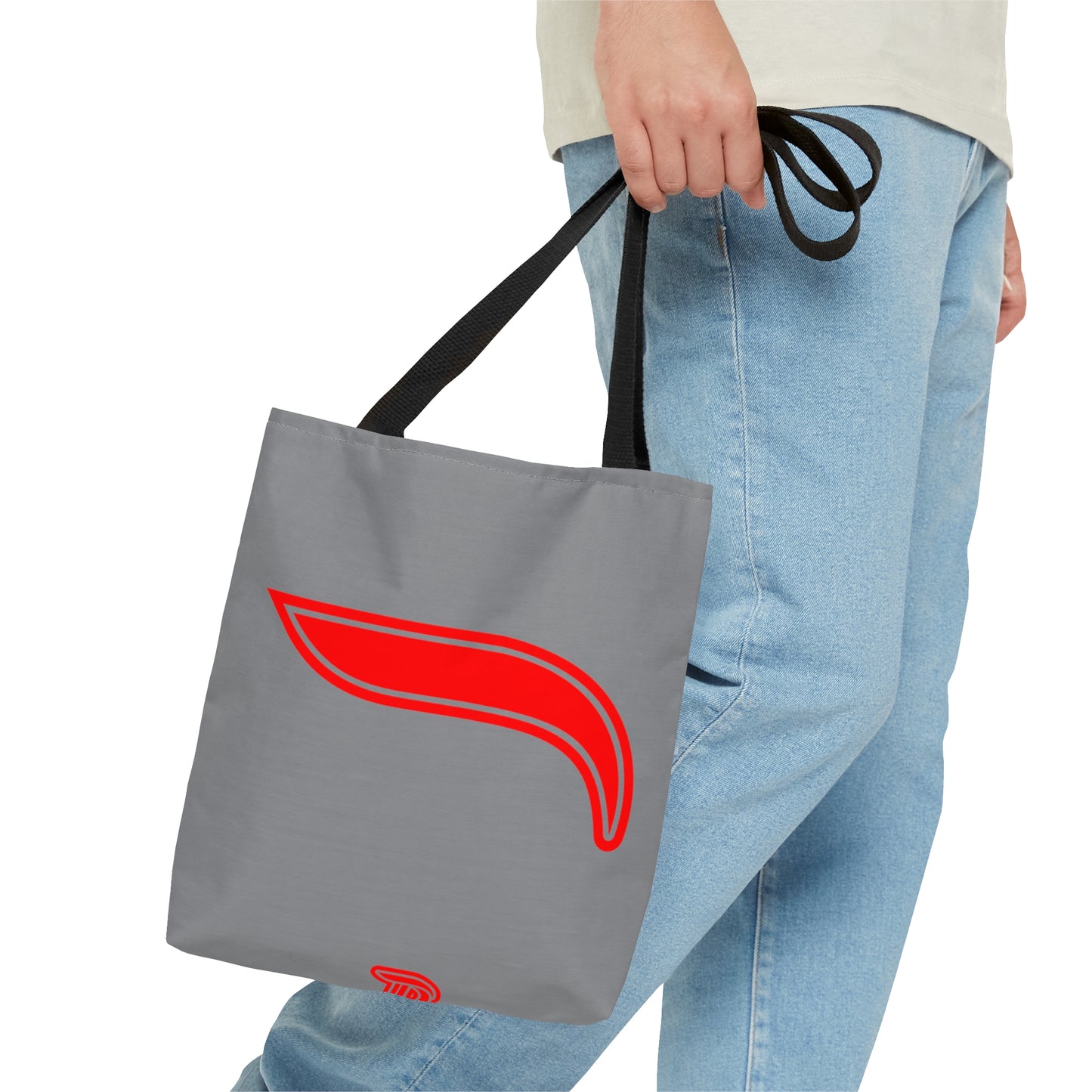 Tote Bag - Gray/Red