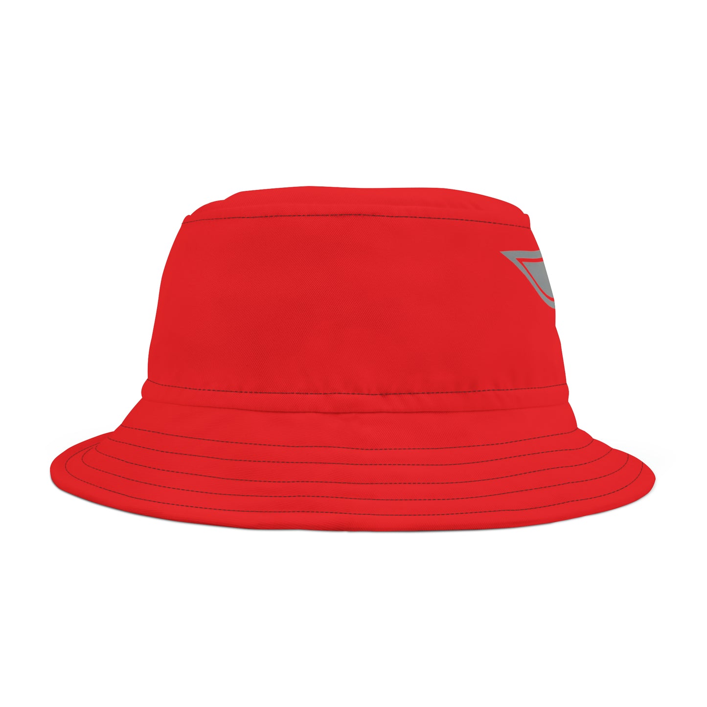 Bucket Hat - Red/Gray