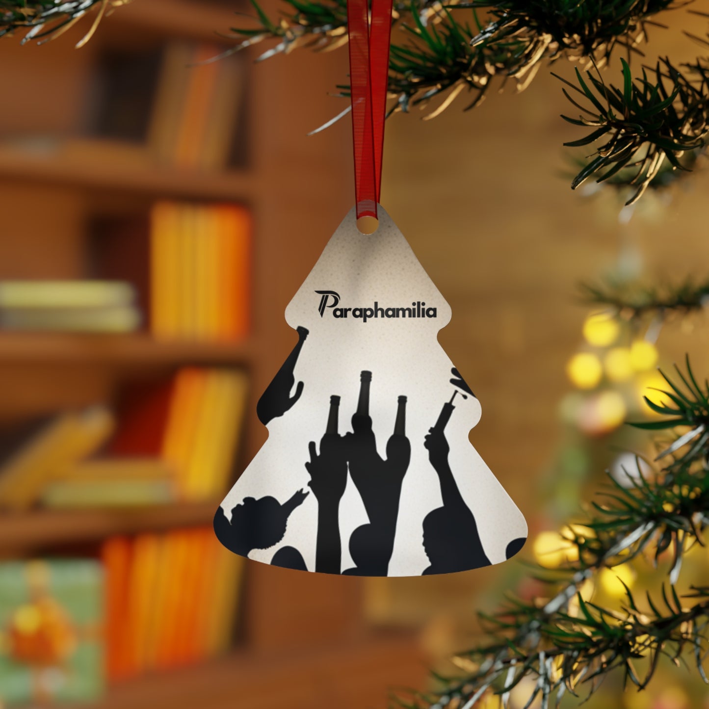 Holiday Paraphamilia (for the family) Metal Ornaments