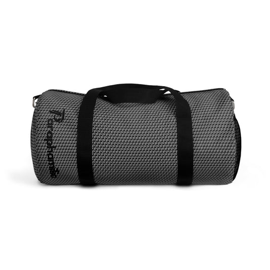 P print Duffel bag - Black/Gray