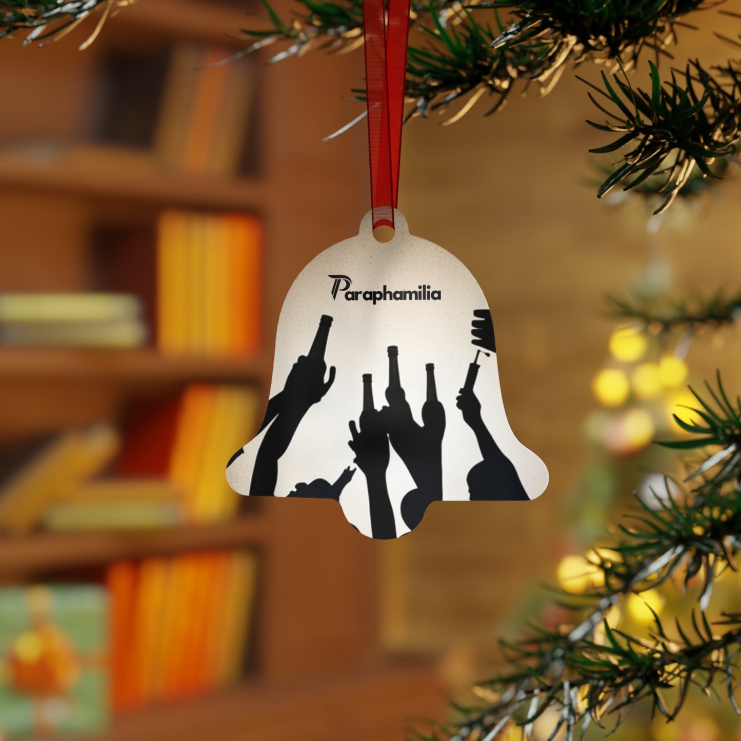 Holiday Paraphamilia (for the family) Metal Ornaments