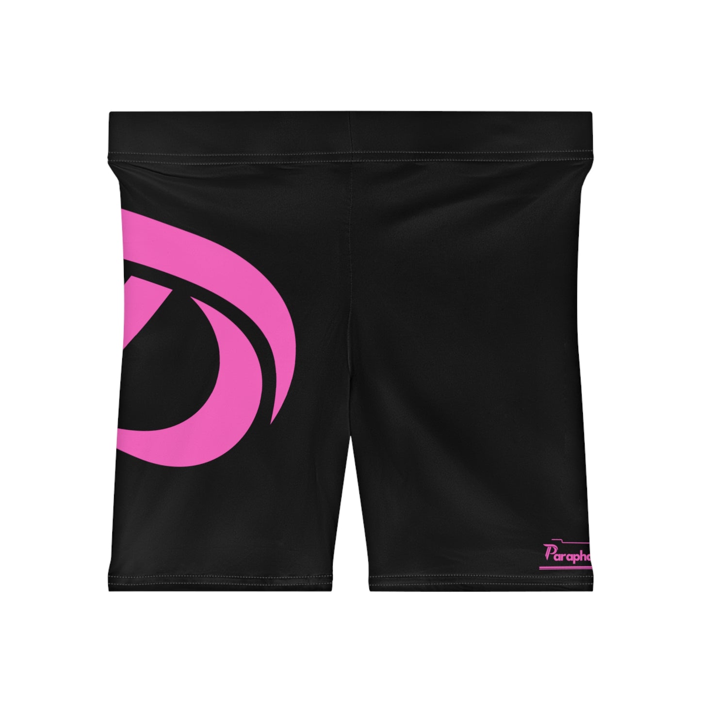 Women's Biker Shorts - Black / Pink