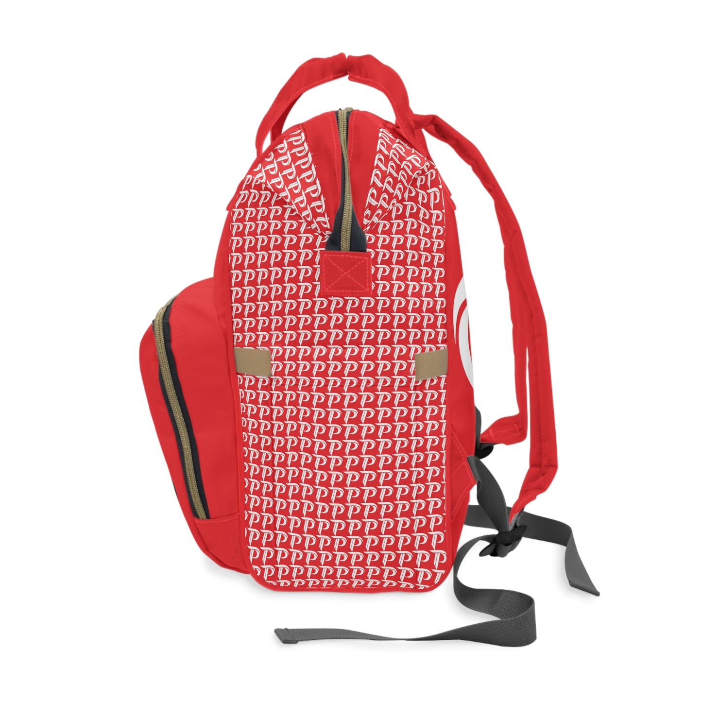 Multifunctional Diaper Backpack - Red