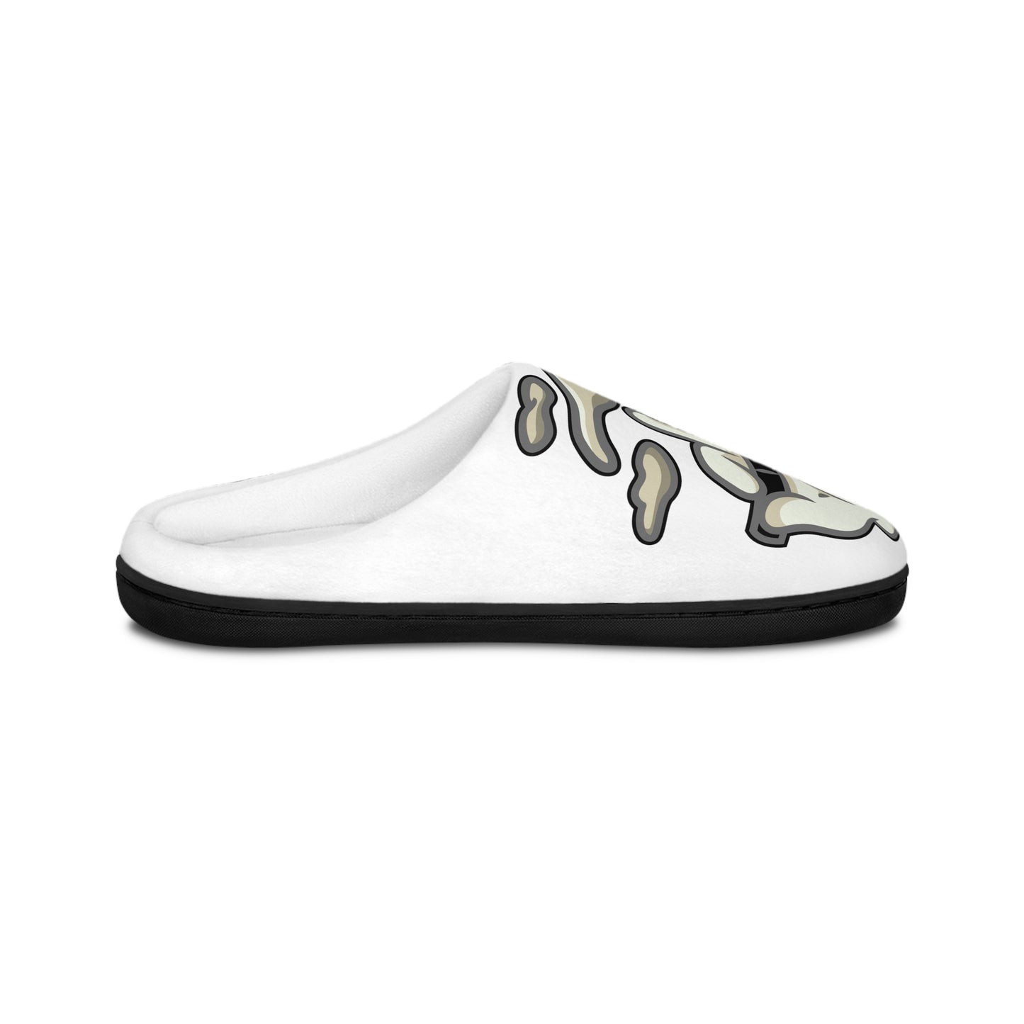 Women's Indoor Slippers - Smoke Out Edition White/Gray