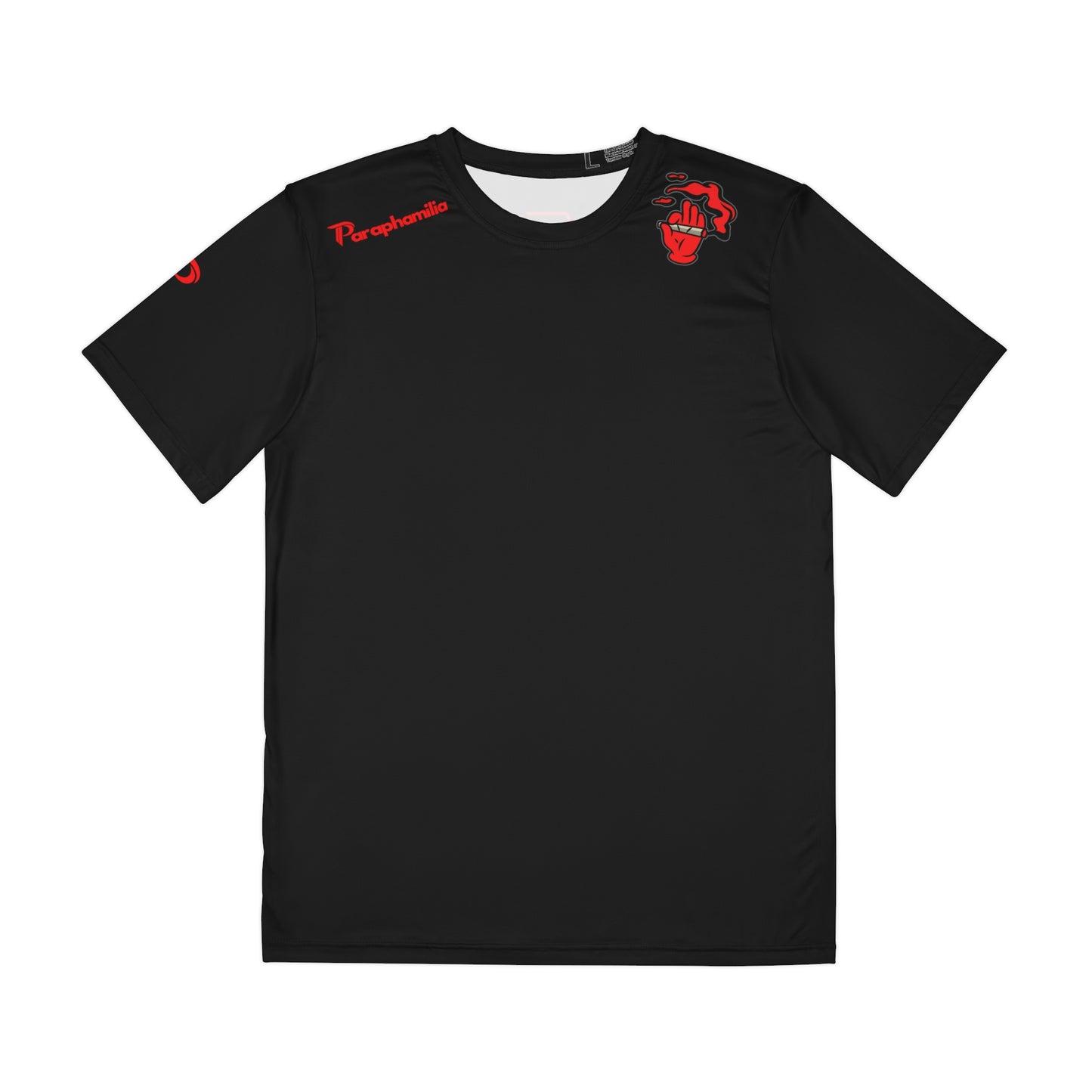 Men's Polyester Tee Smoke Out Edition  - Black/Red