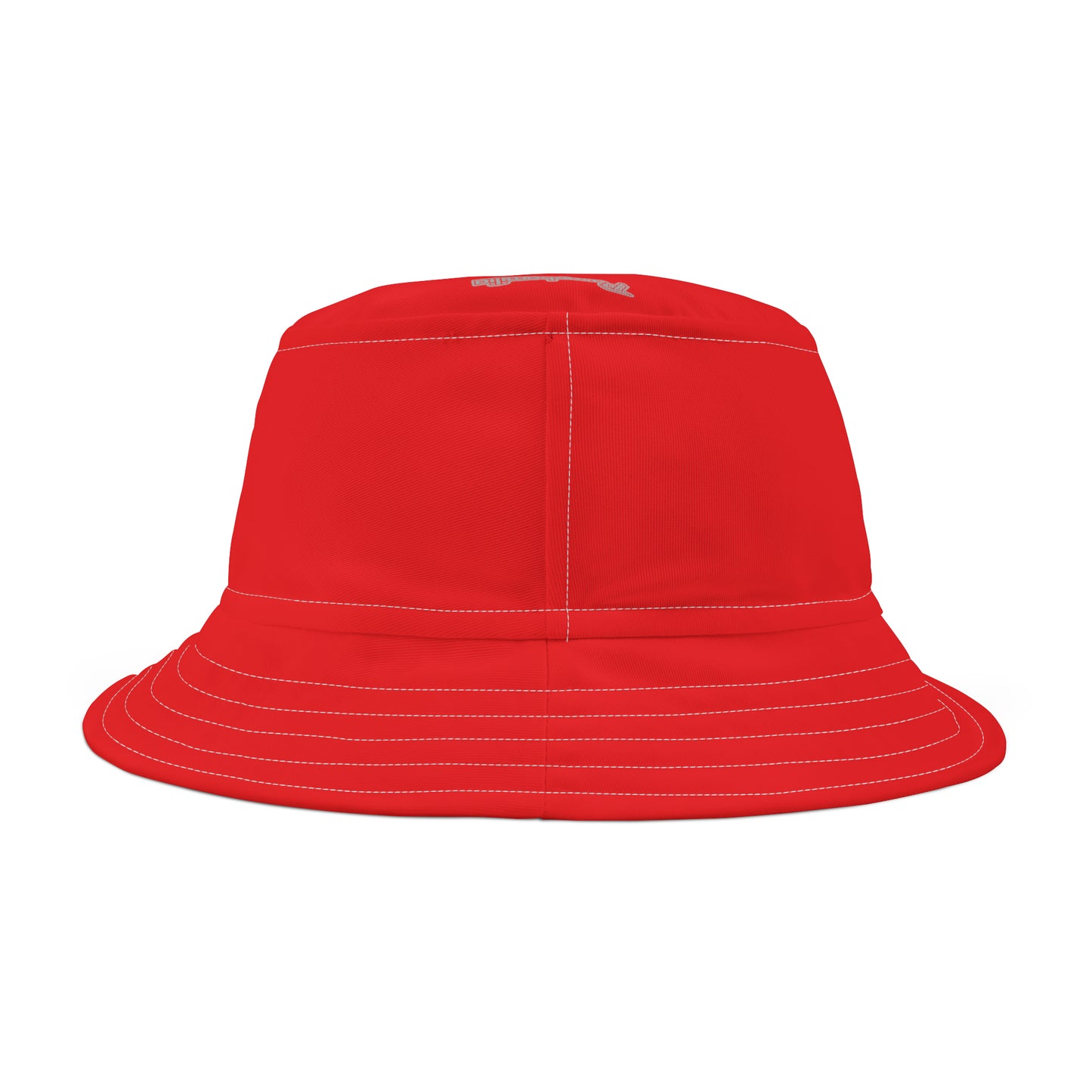 Bucket Hat - Red/Gray