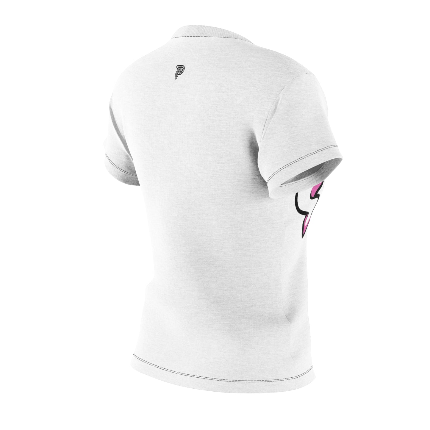 Women's Cut & Sew Tee - White/Pink - Smoke Out Collection