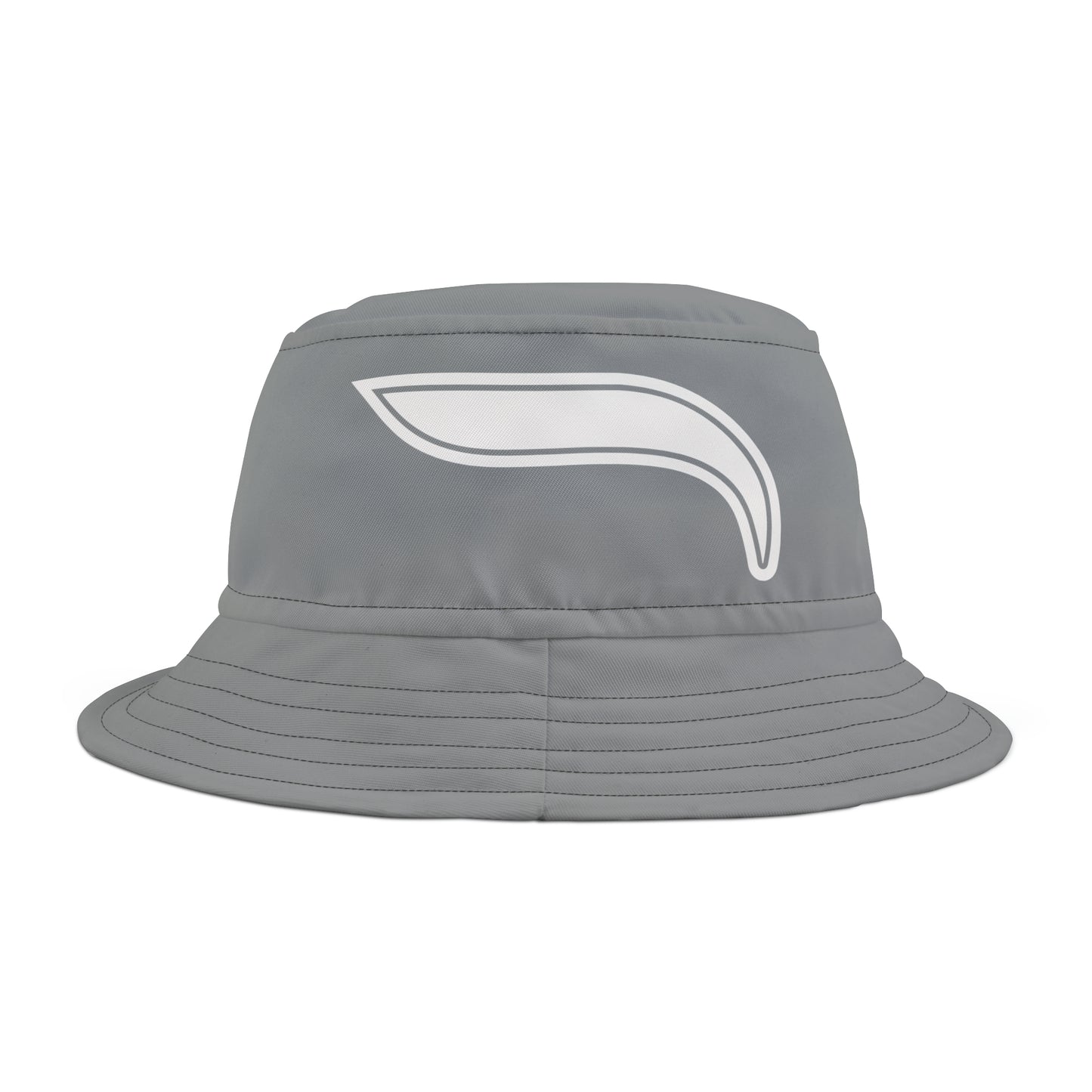 Bucket Hat - Gray/White