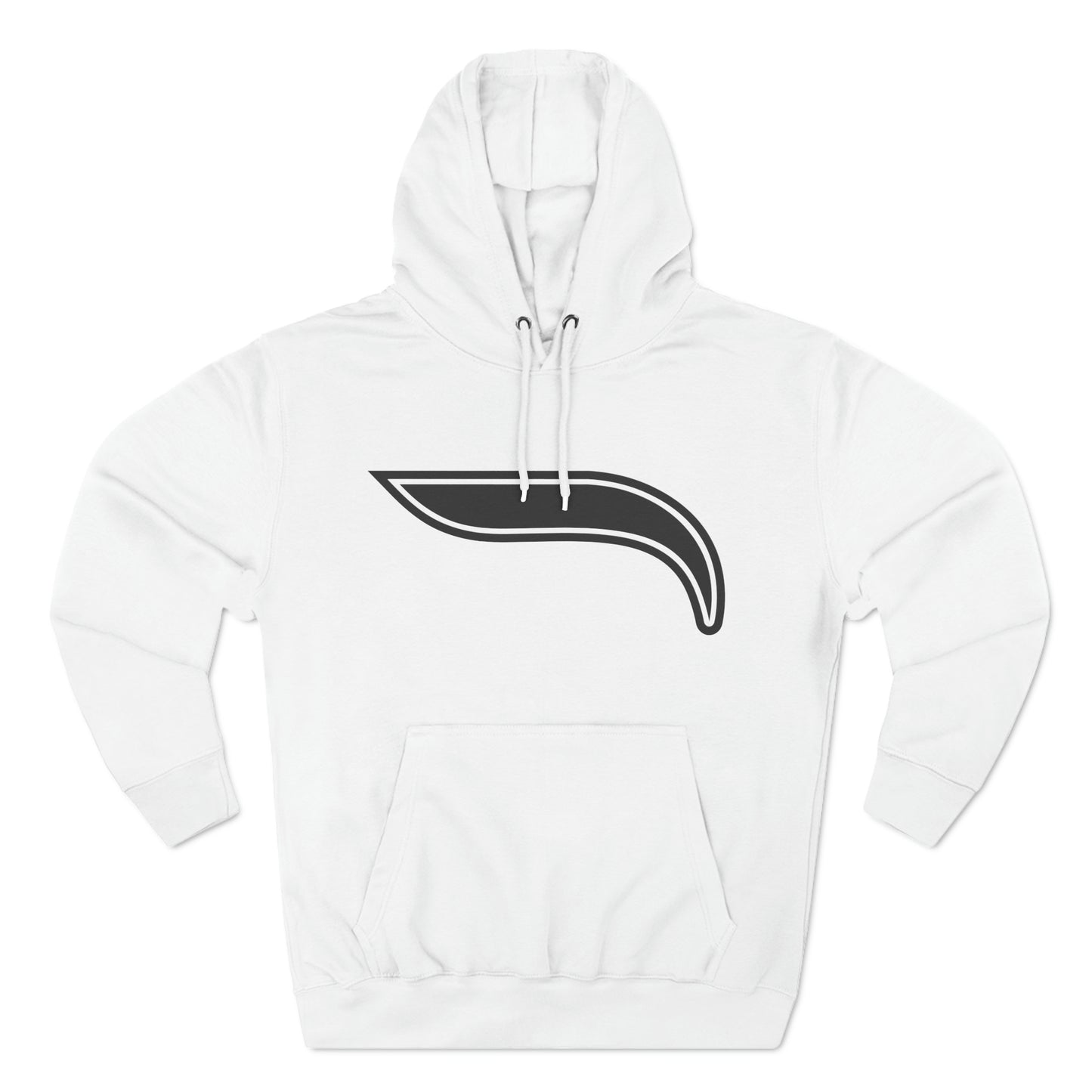 Three-Panel Fleece Hoodie