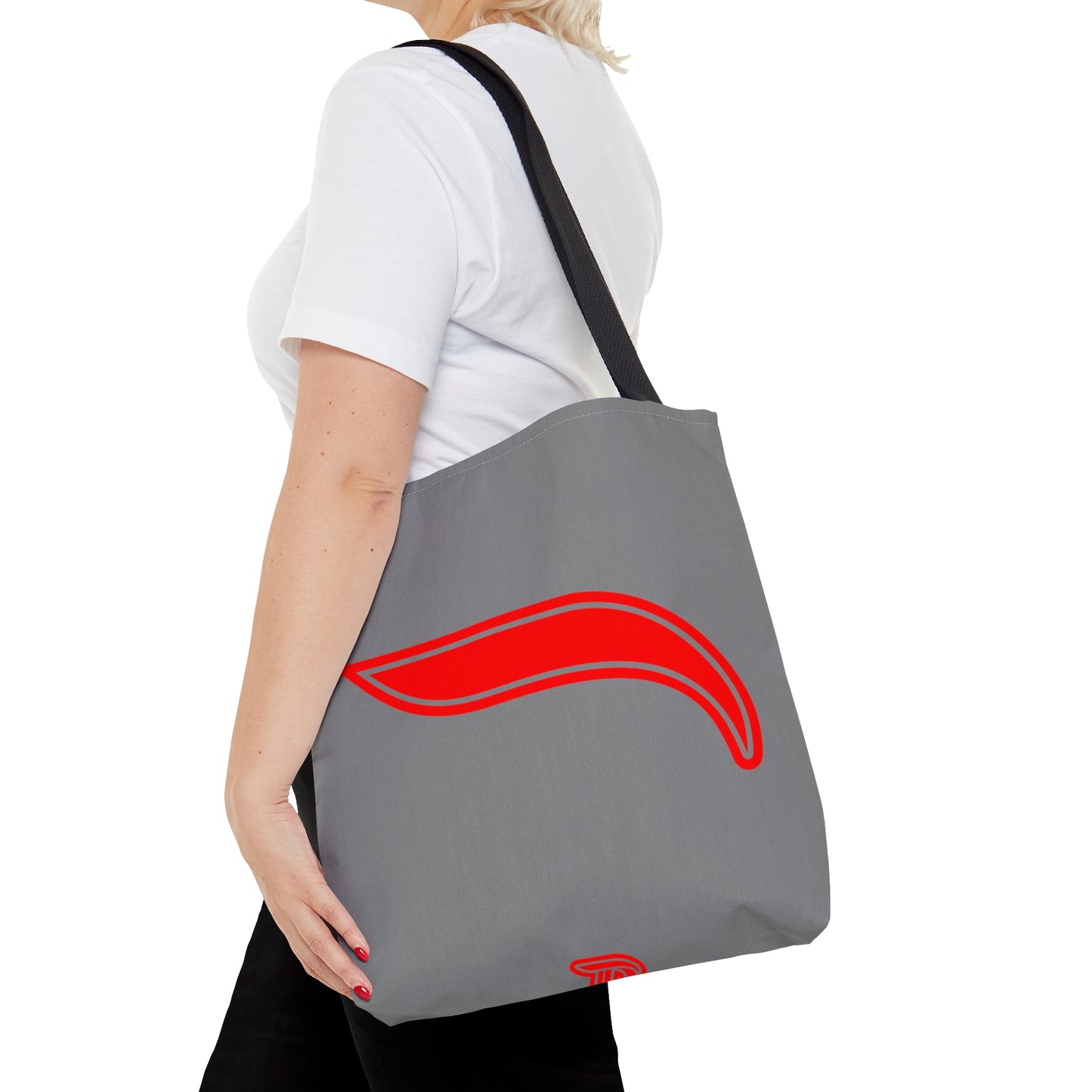 Tote Bag - Gray/Red