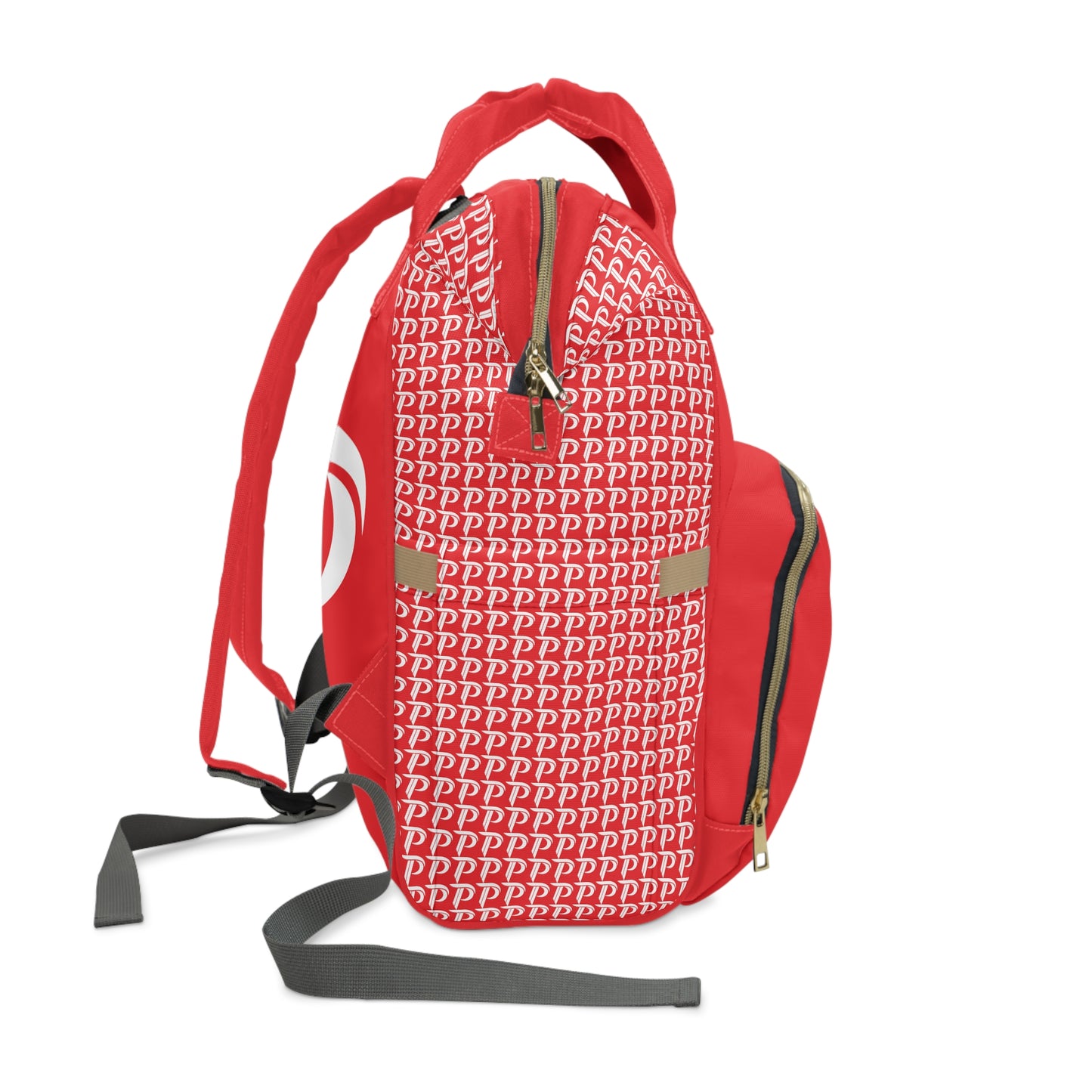 Multifunctional Diaper Backpack - Red