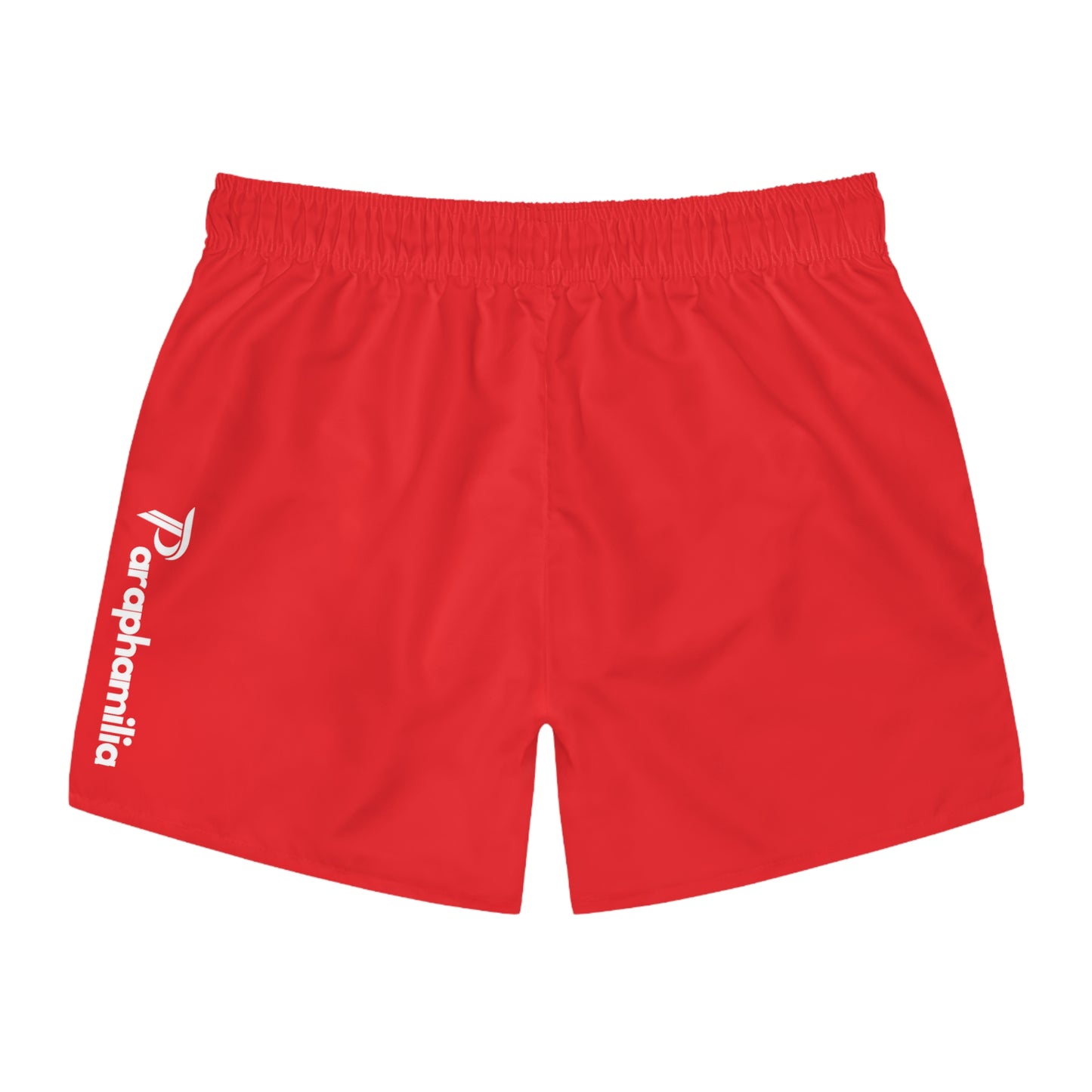 Men's Swim Trunks - Red/White