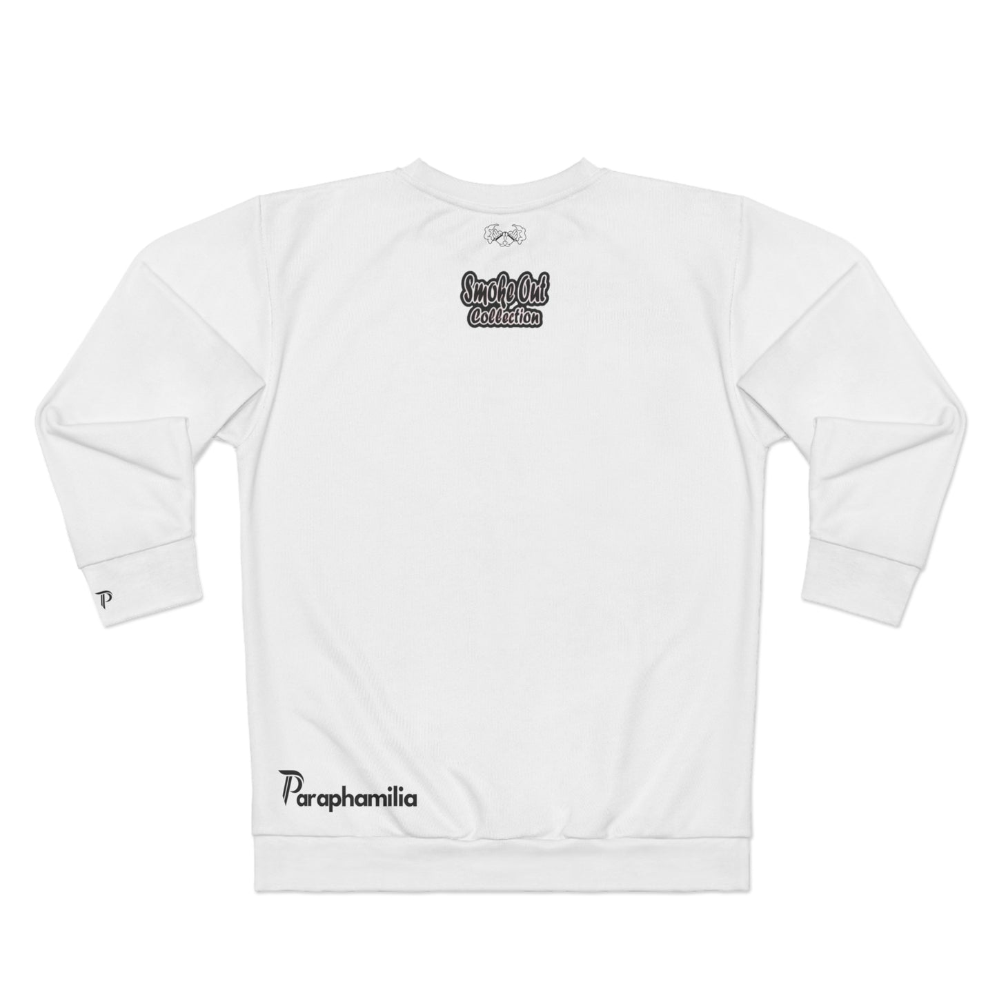 Men's Sweatshirt - Smoke Out Collection - White/Black