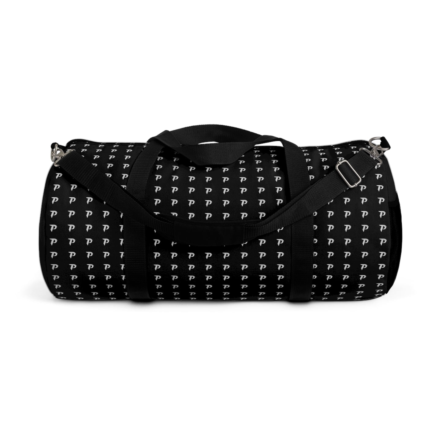 P print Duffel bag - Gray/Black