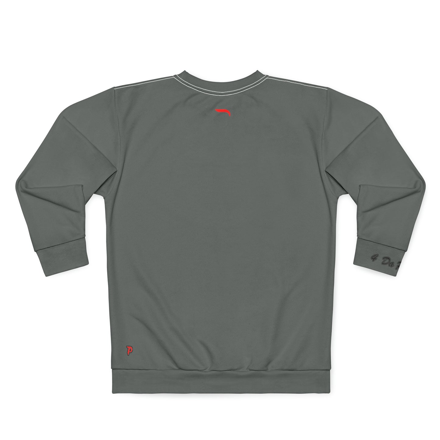 Men's Sweatshirt - Gray/Red