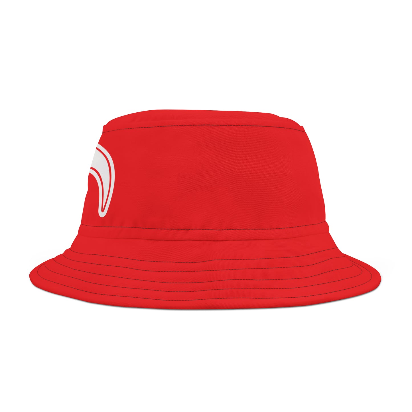 Bucket Hat - Red/White