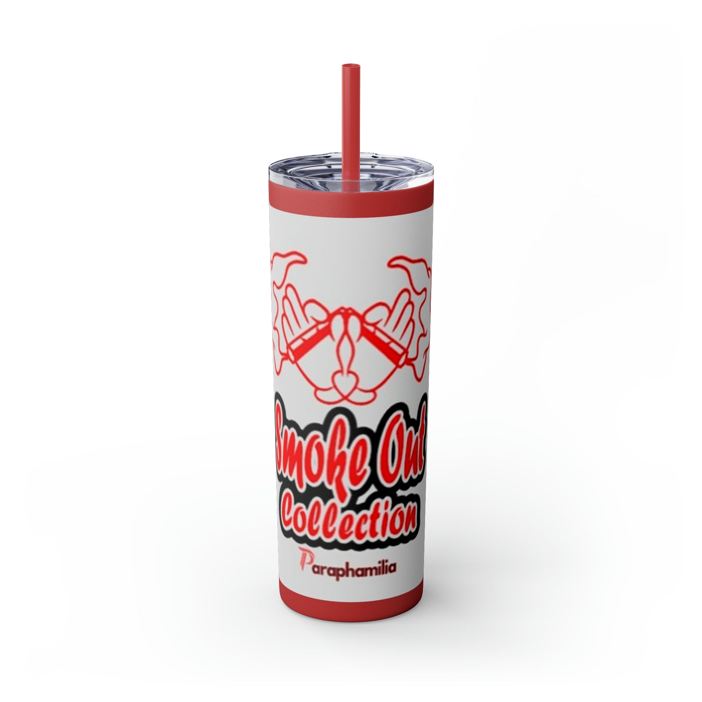 Skinny Tumbler with Straw, 20oz - Multiple Colors Available