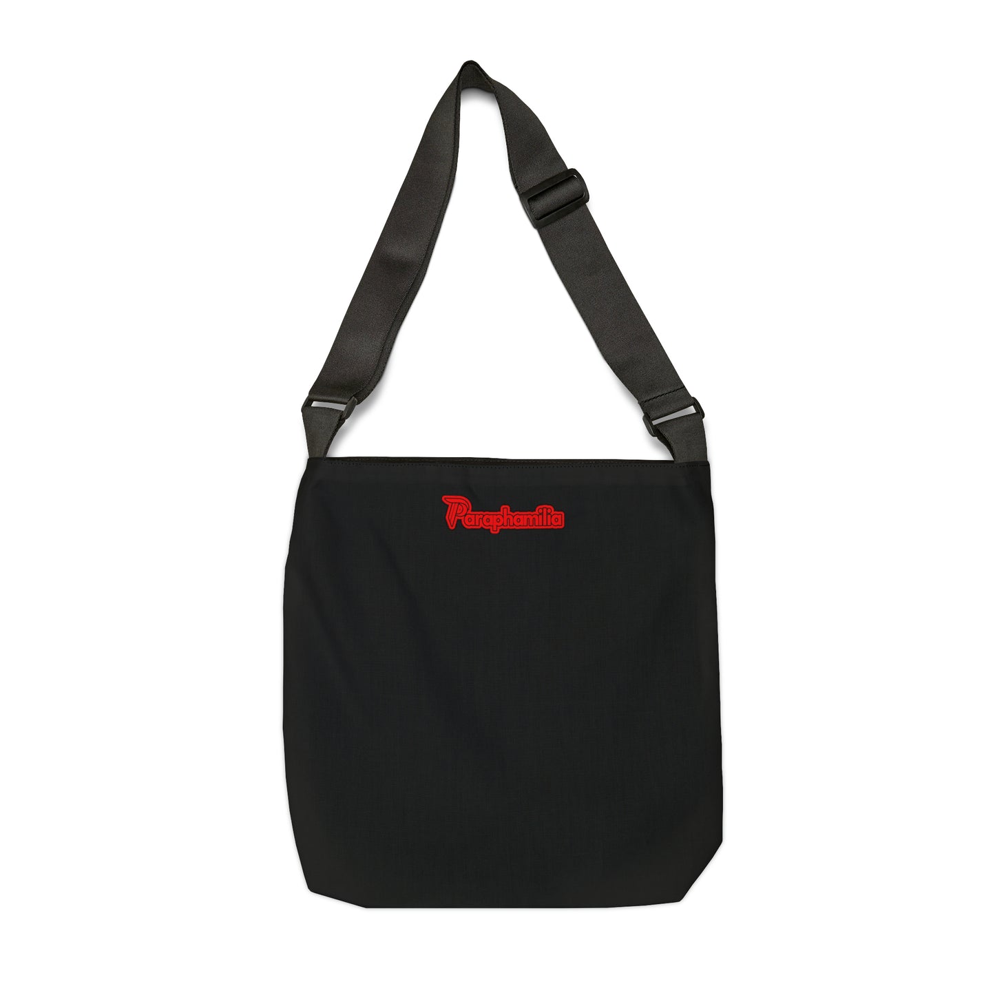 Adjustable Tote Bag - Black/Red