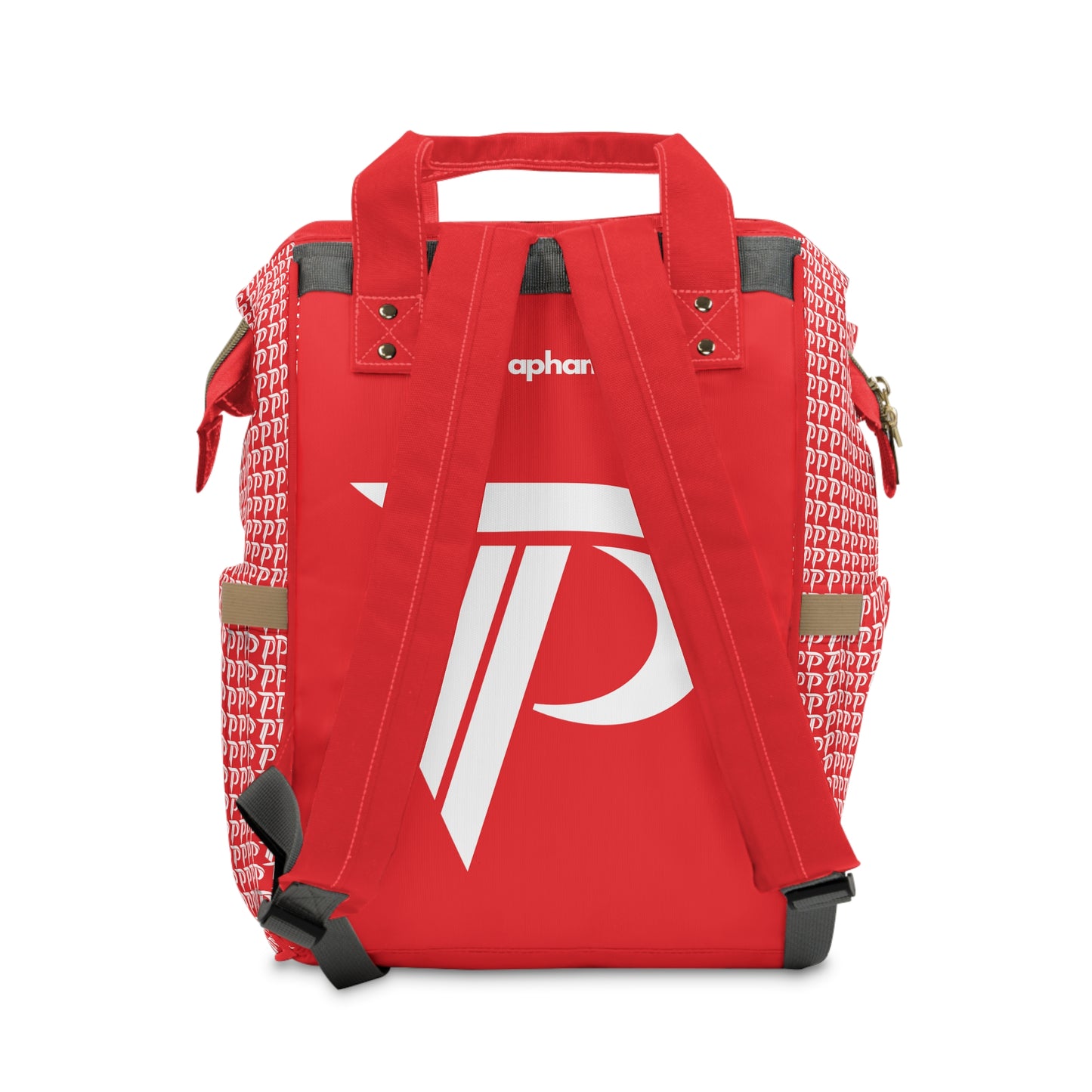 Multifunctional Diaper Backpack - Red