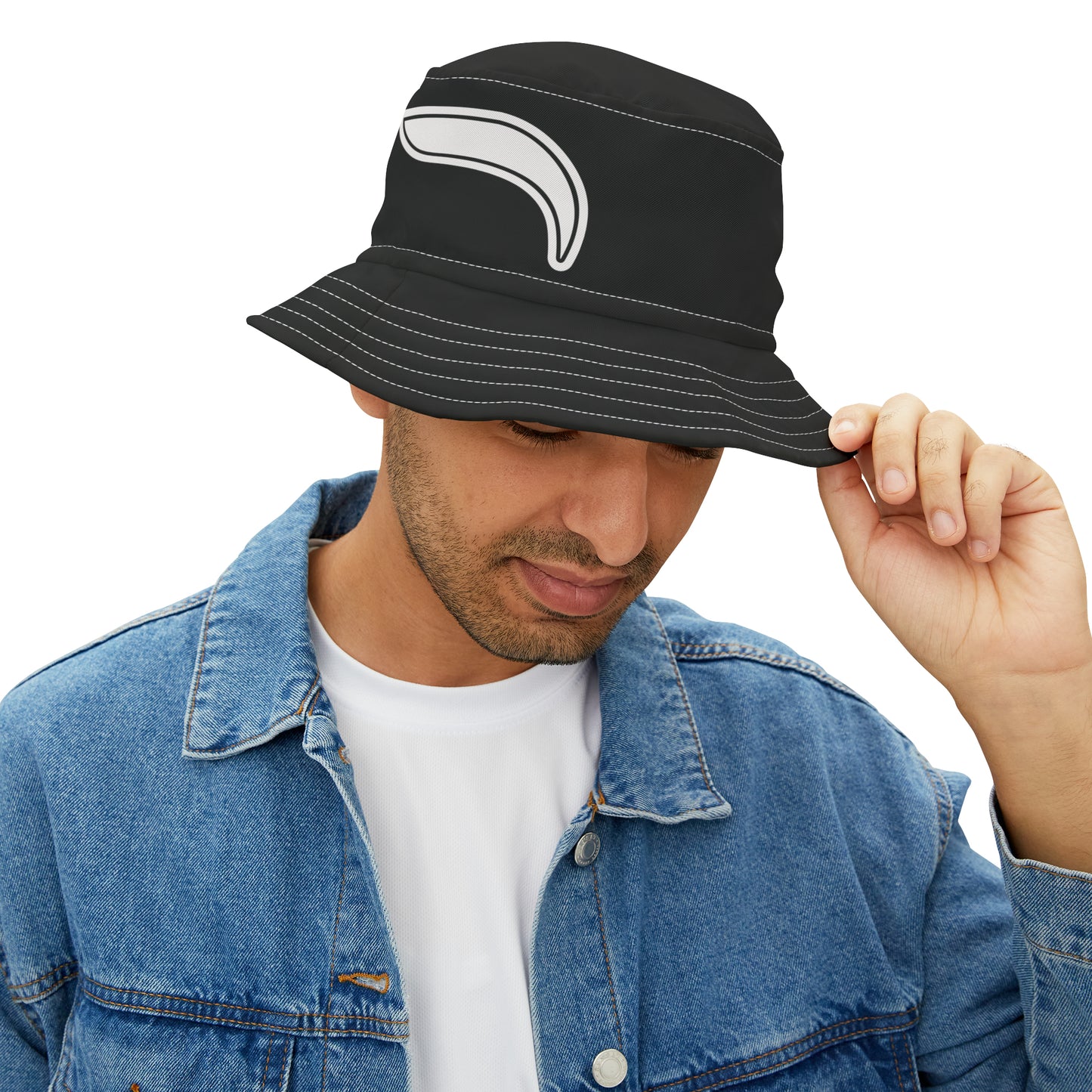 Bucket Hat - Black/White