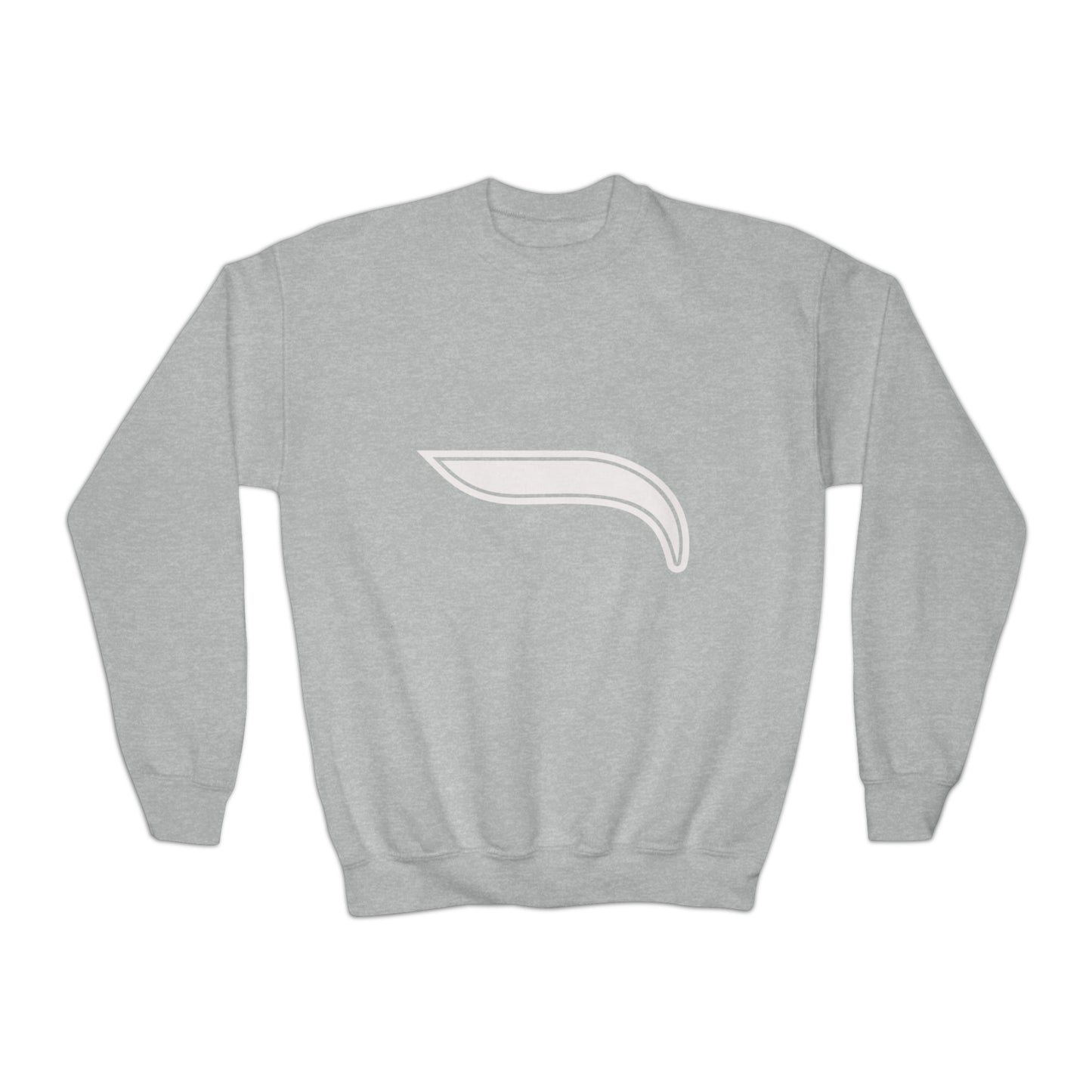 Youth Crewneck Sweatshirt - Navy/White