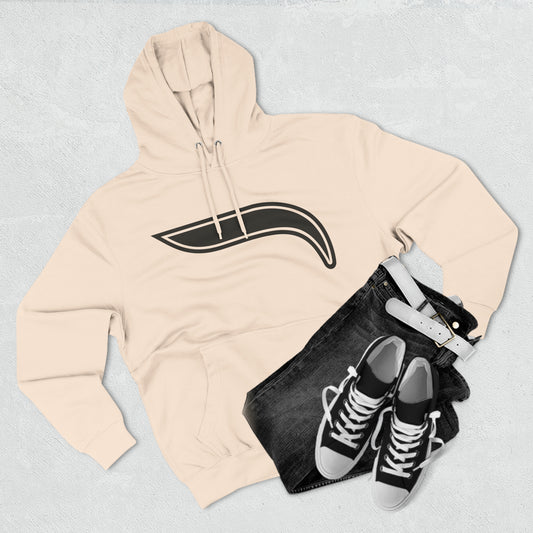 Three-Panel Fleece Hoodie