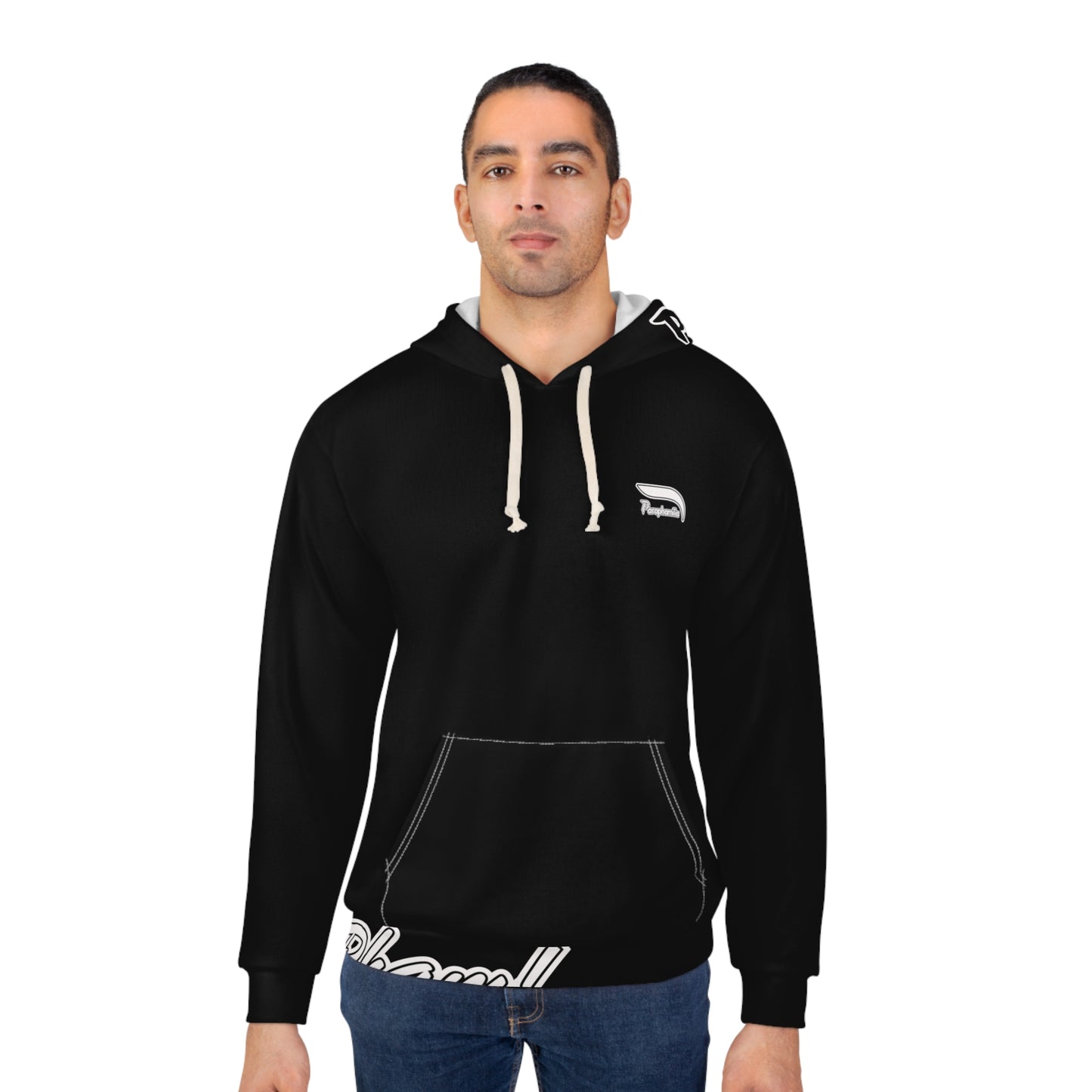 Pullover Hoodie - Black/White