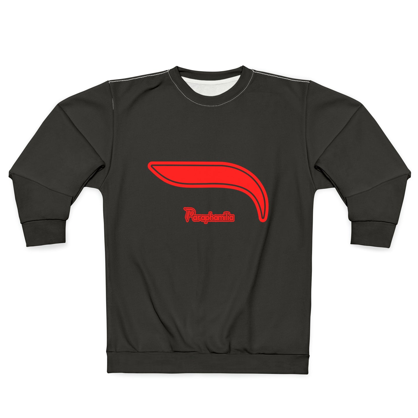 Men's Sweatshirt - Black/Red