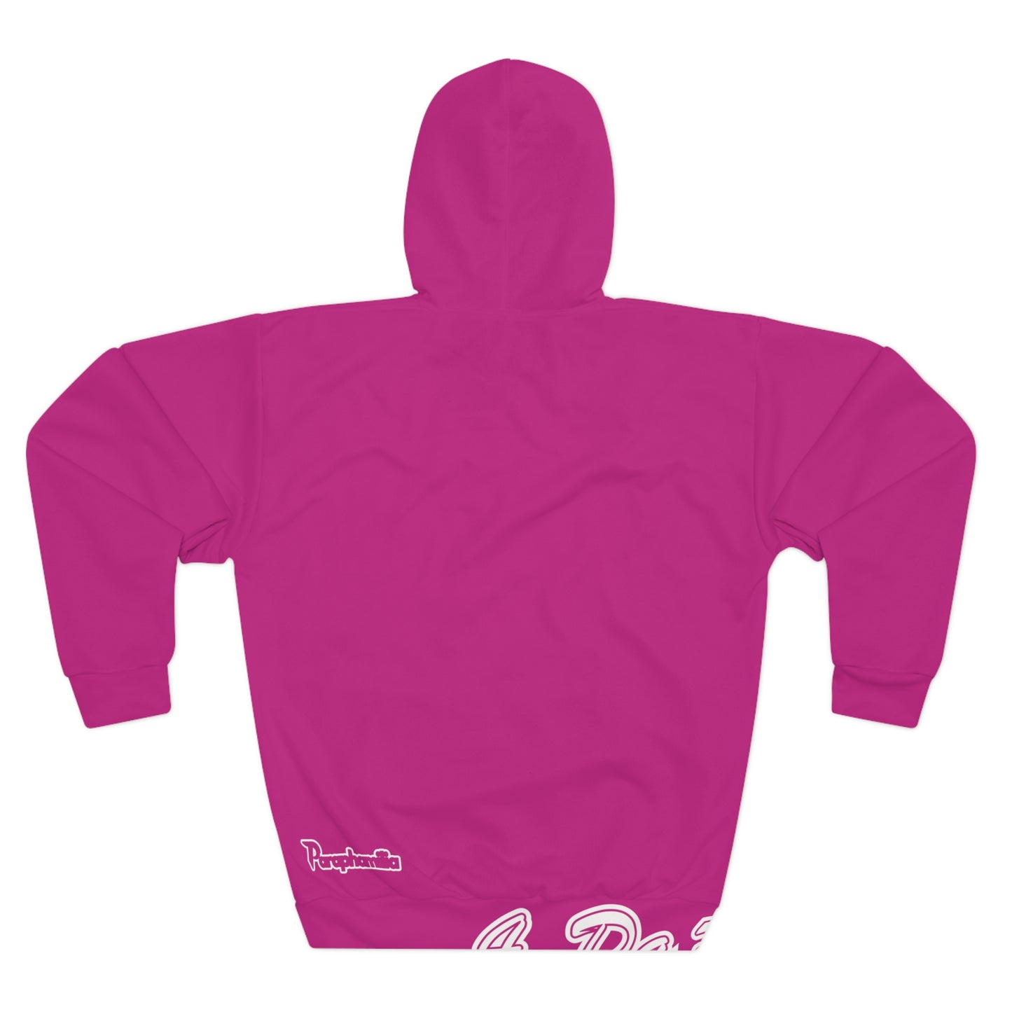 Pullover Hoodie - Pink / White