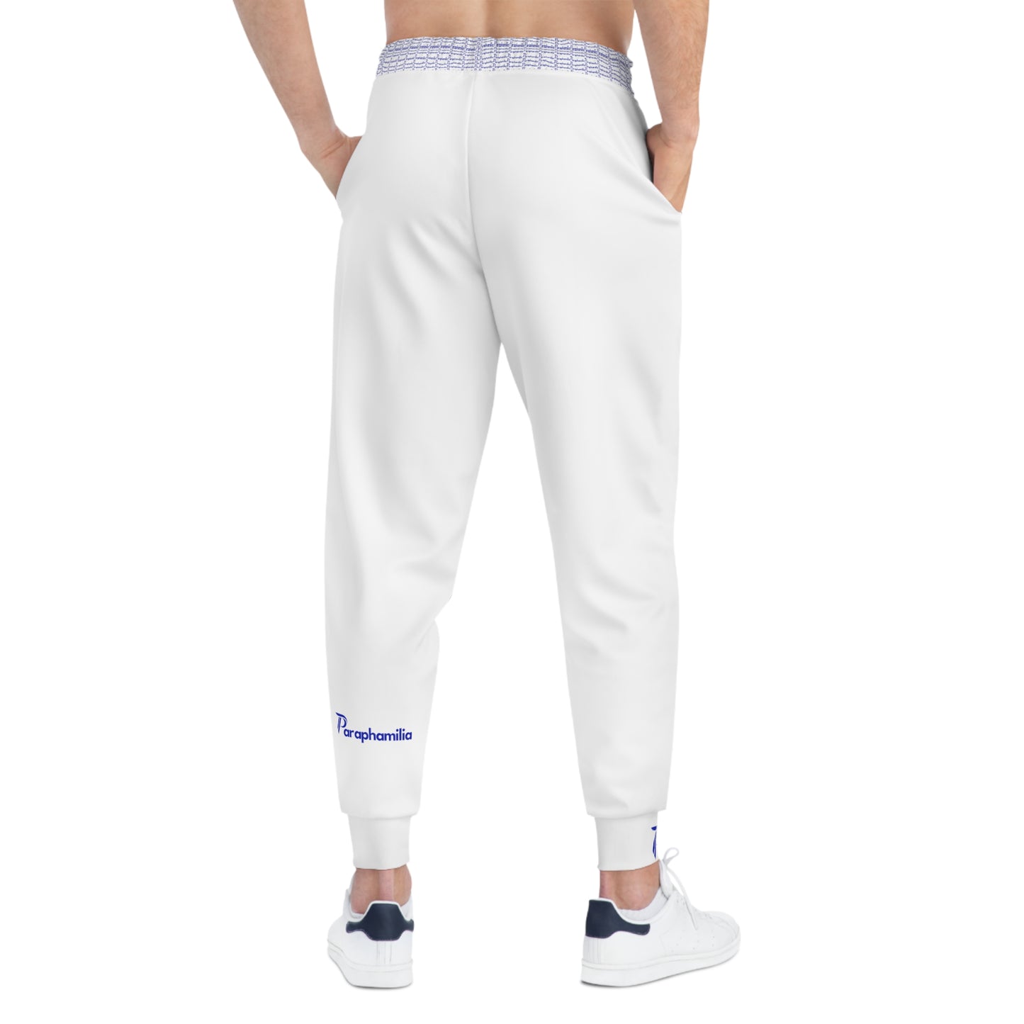 Athletic Joggers - White/Royal Blue