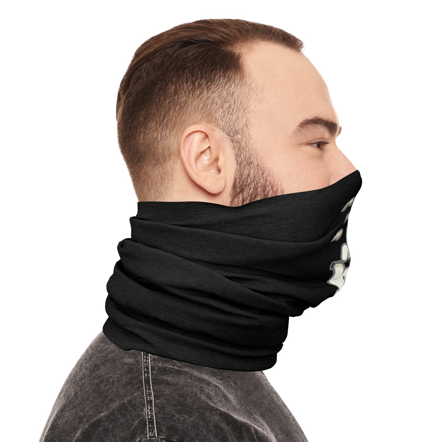 Tube Scarf Smoke Out Edition = Black/White/Gray