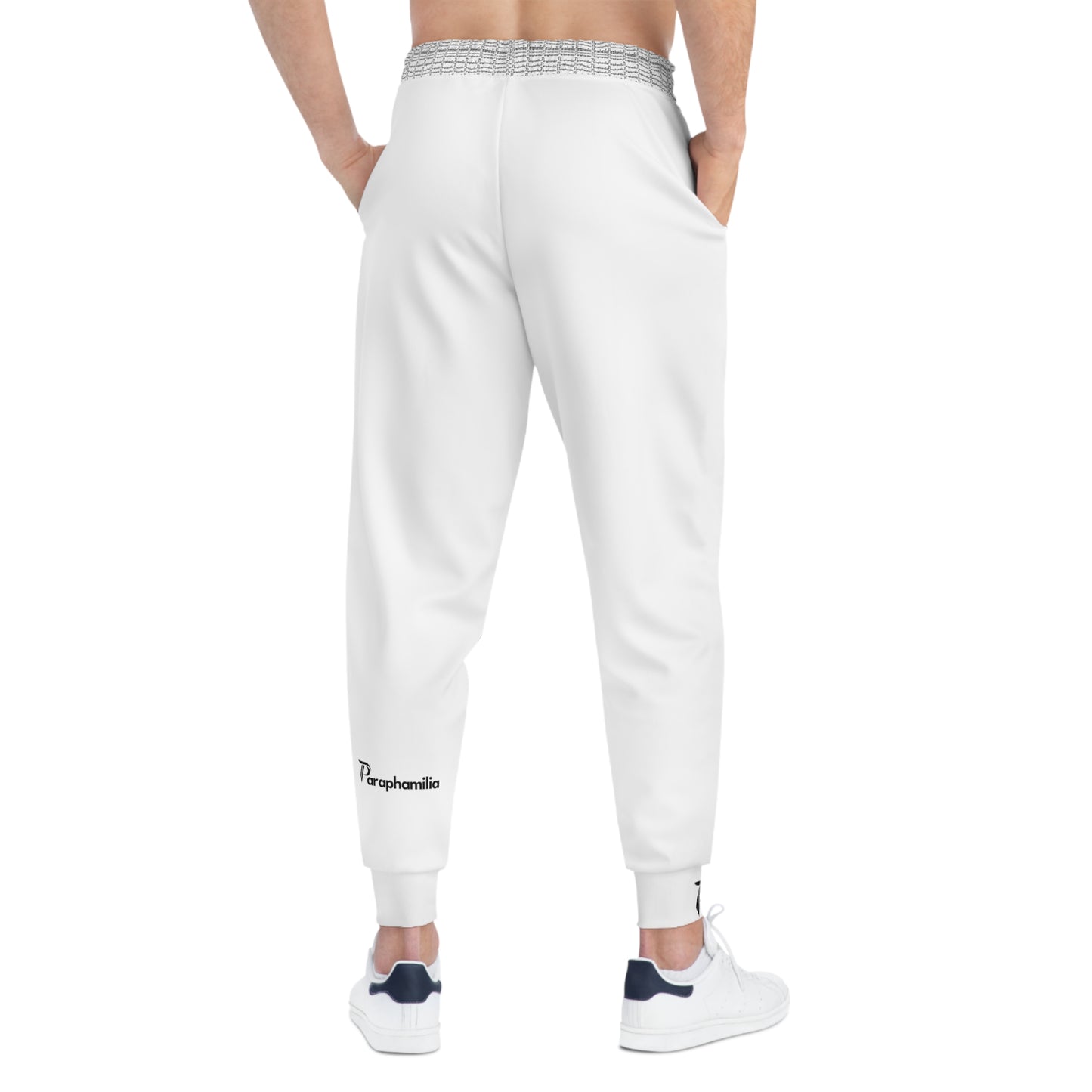 Athletic Joggers - White/Black