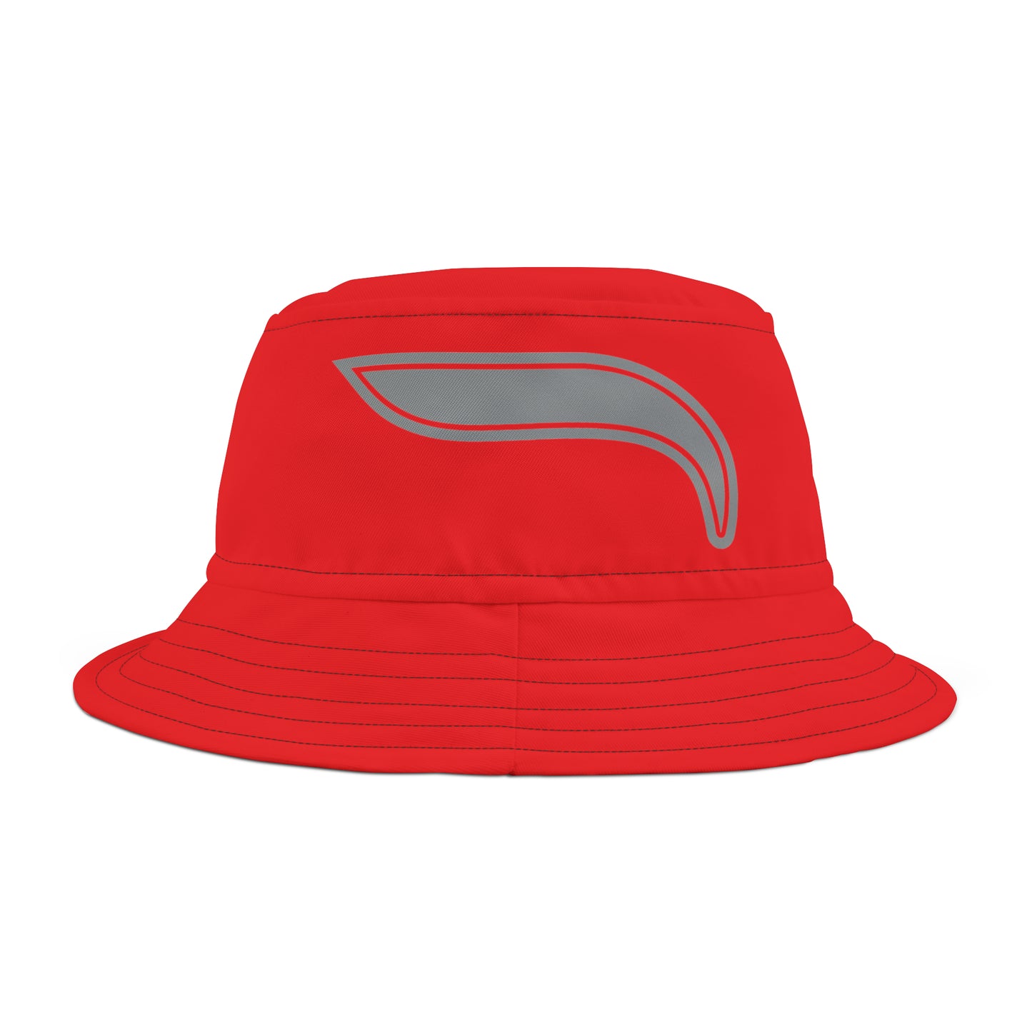 Bucket Hat - Red/Gray