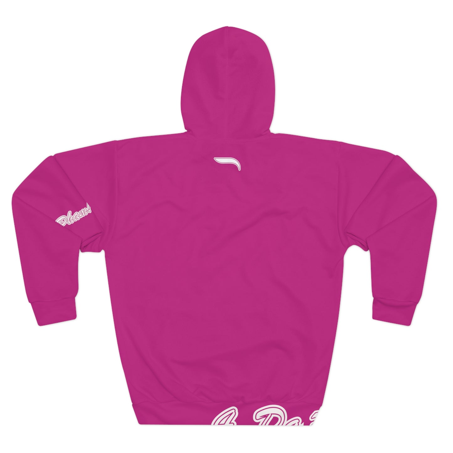 Pullover Hoodie - Pink/White