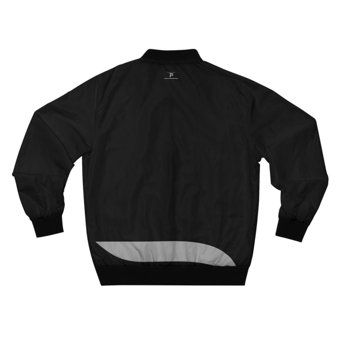 Men's Bomber Jacket - Black/Gray