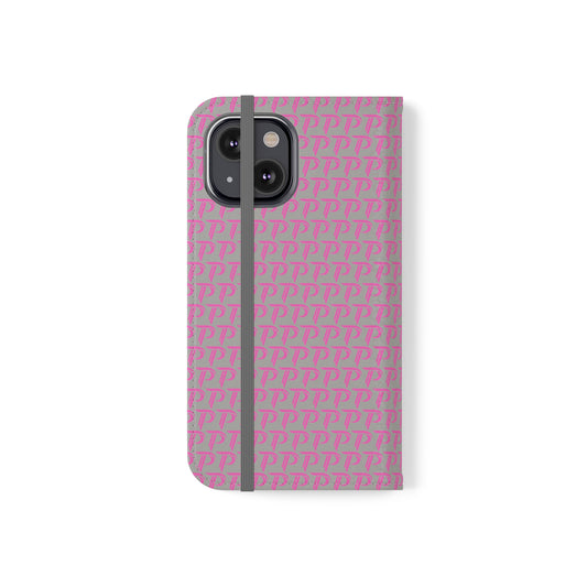 Phone Flip Case (card holder insert) - P print