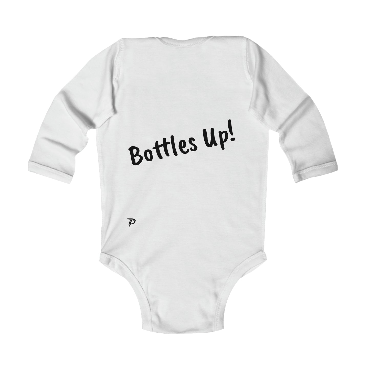 Infant Long Sleeve Bodysuit - Bottles up