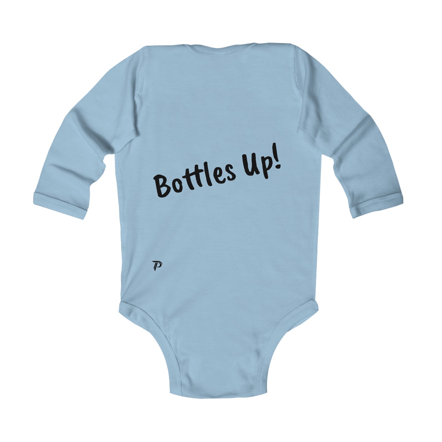 Infant Long Sleeve Bodysuit - Bottles up