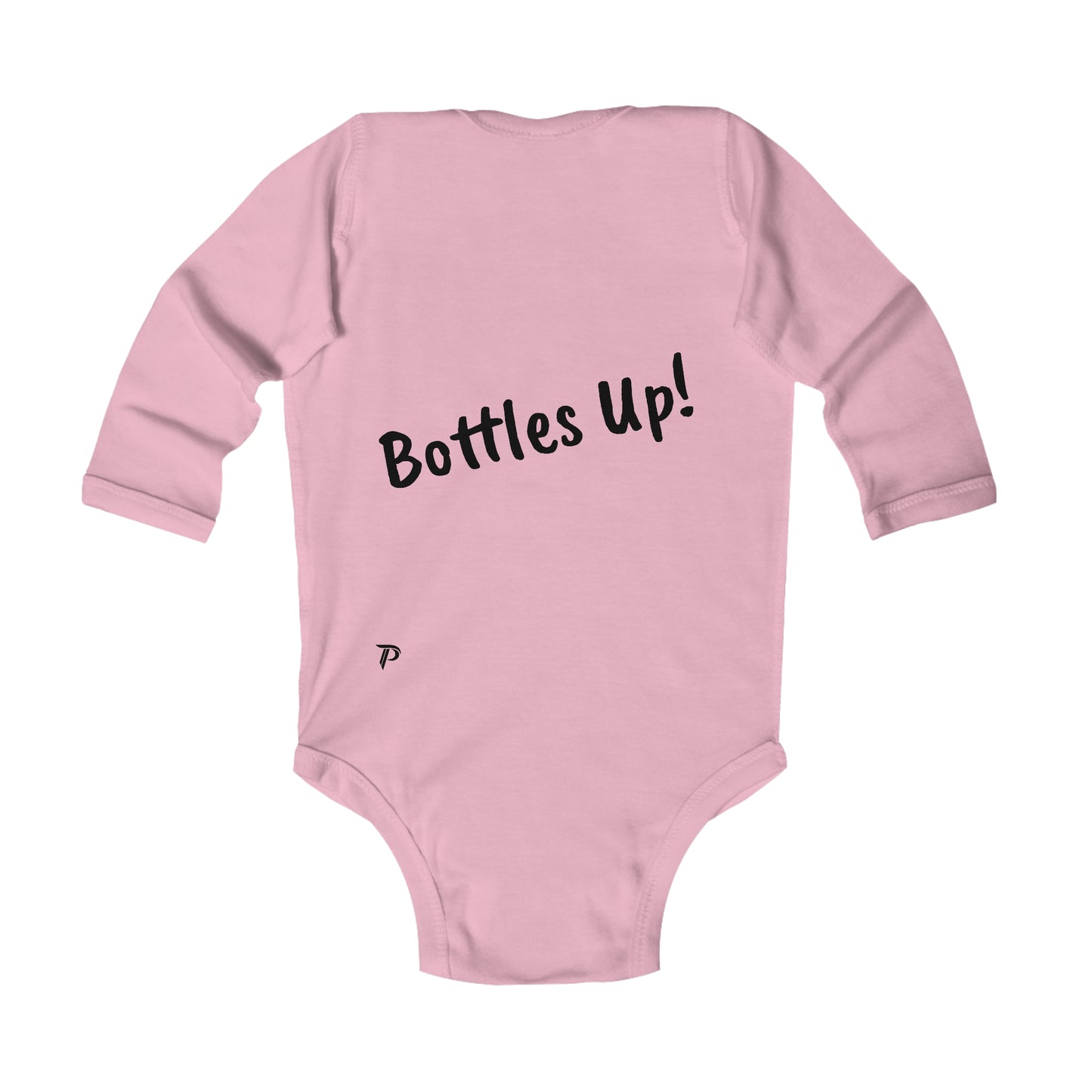 Infant Long Sleeve Bodysuit - Bottles up