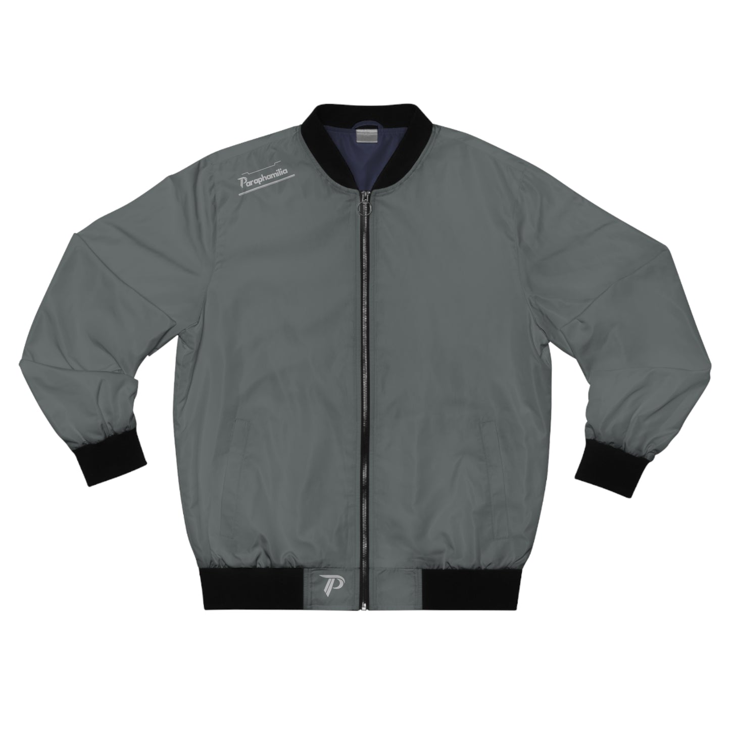 Men's Bomber Jacket - Gray/Light Gray