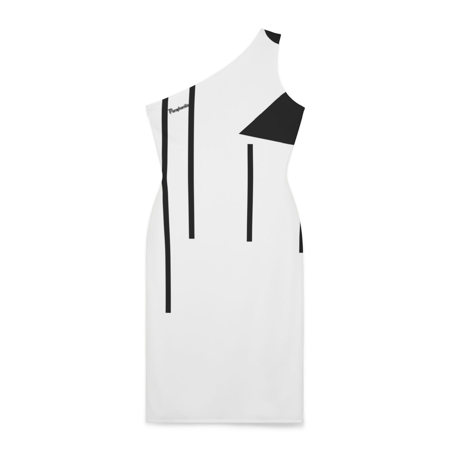 Shoulder Dress - White