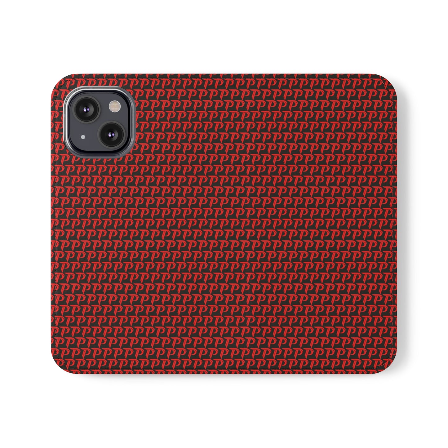 Phone Flip Case (card holder insert) - P print