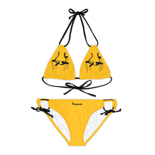 Strappy Bikini Set - Yello