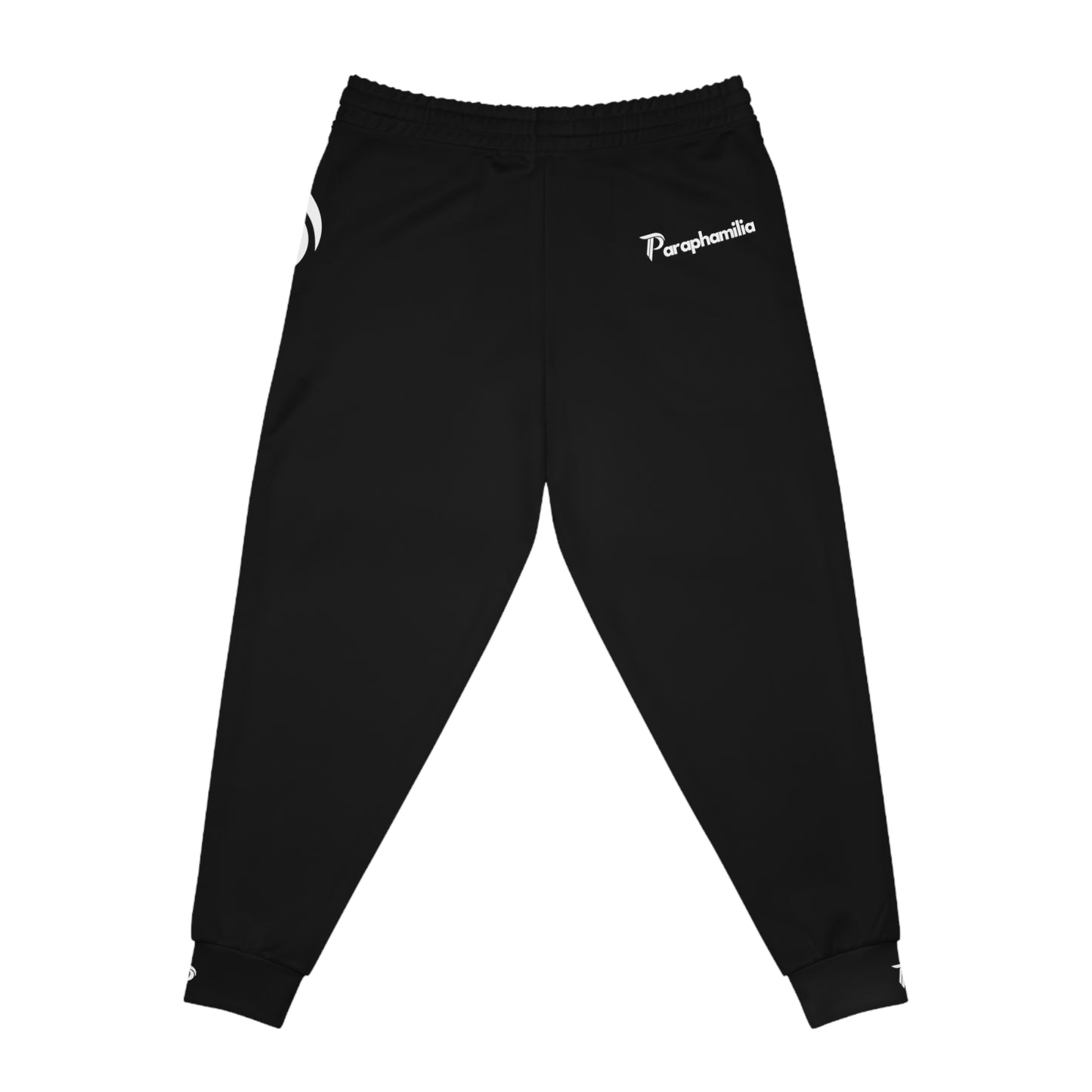 Men's Athletic Joggers - Black/White