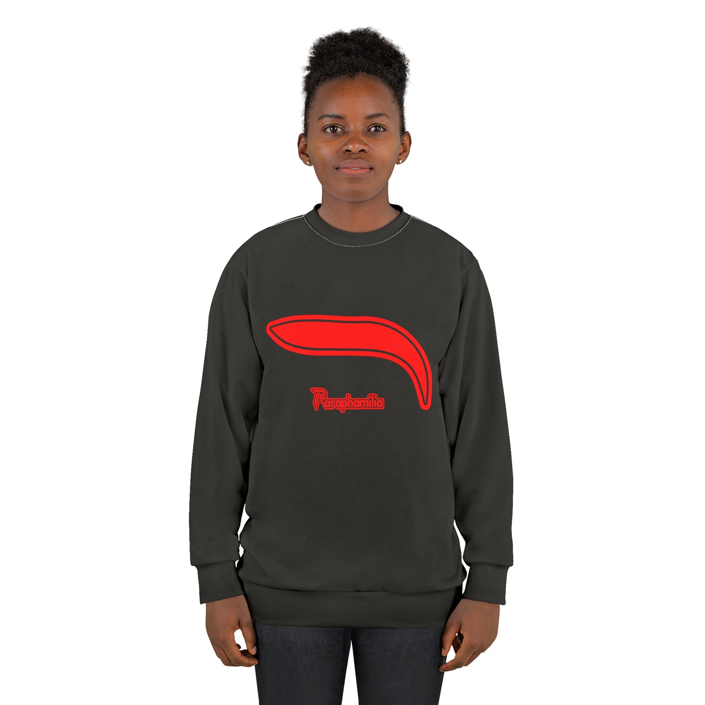 Men's Sweatshirt - Black/Red