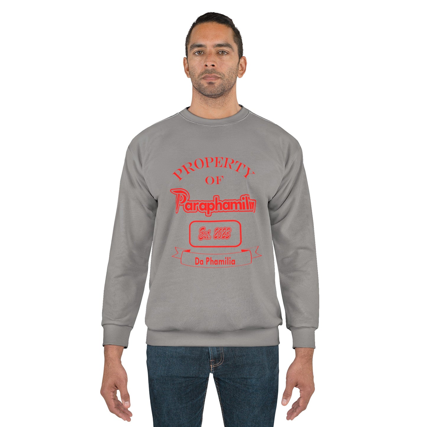 Property Sweatshirt - Gray/Red