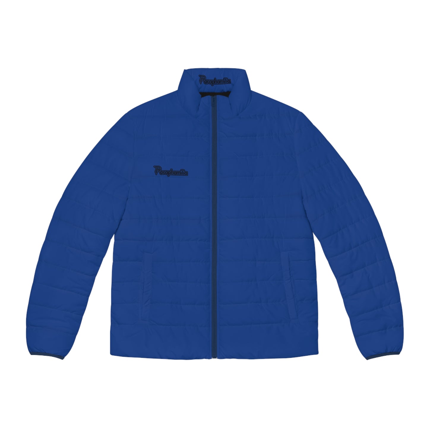 Men's Puffer Jacket - Blue/Black