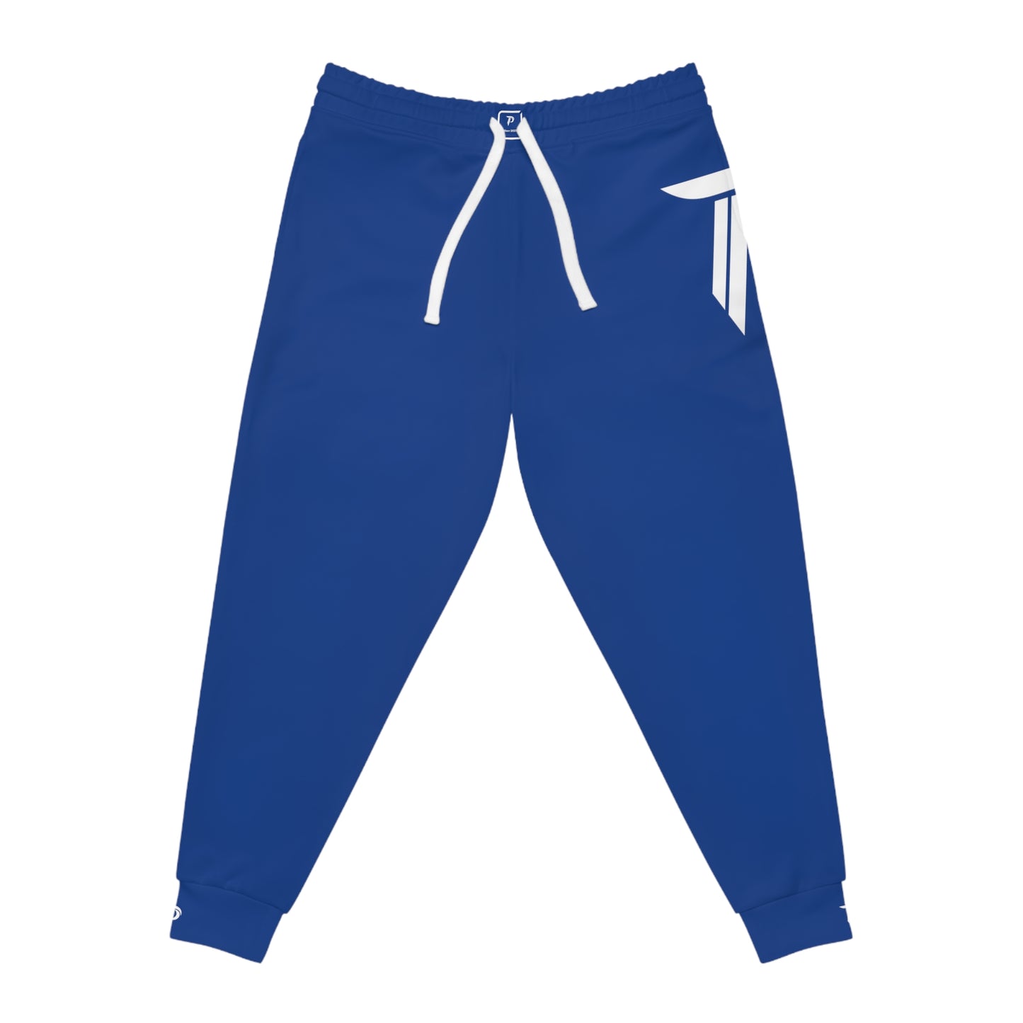 Men's Athletic Joggers Blue/White