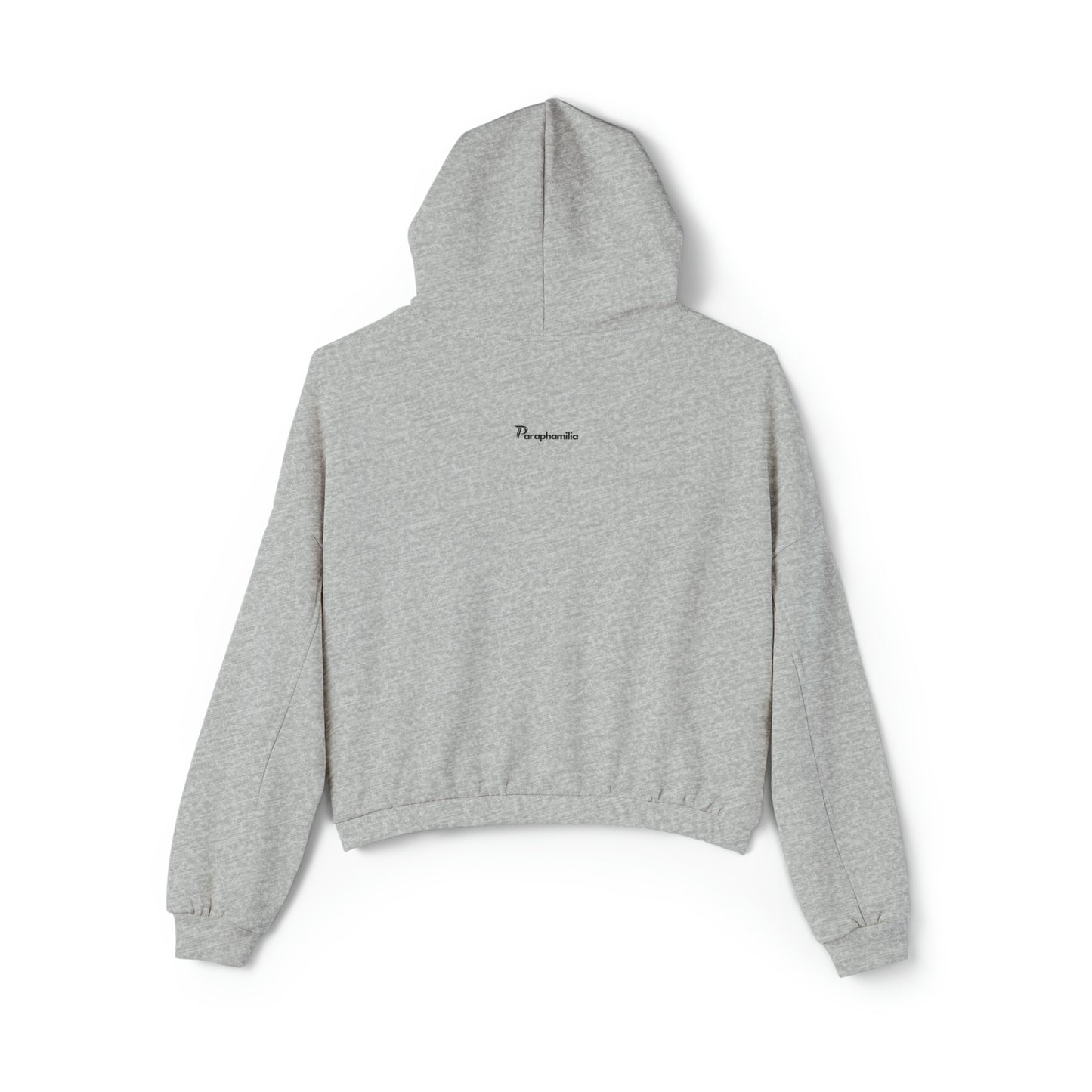 Women's Cinched Bottom Hoodie - Gray/Black