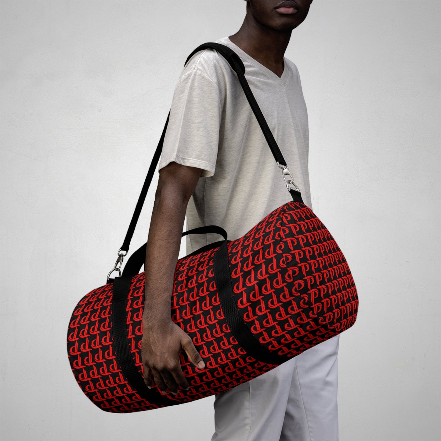 P print Duffel bag - Red P print Special Edition